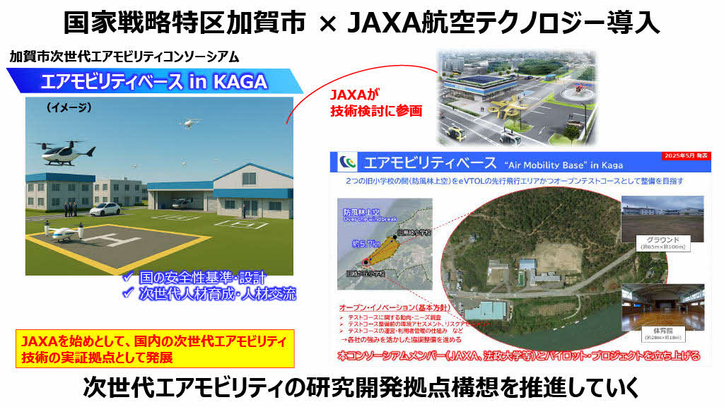 次世代エアモビリティの研究開発拠点構想