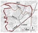 補助対象区域図の詳細の地図