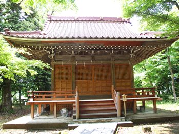 大堰神社拝殿の写真