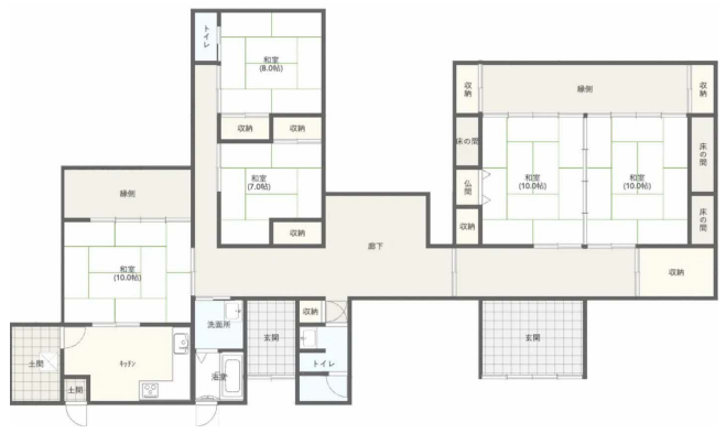 detached 加賀市塩屋町イ43-1　

